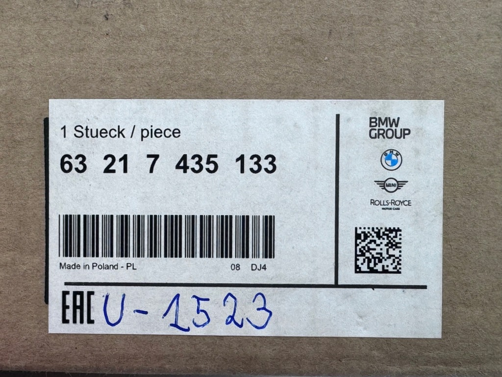 Mini F55 F56 F57 Lci Lift Lampa Tylna Lewa Tył Led 7435133 Oryginał — zdjęcie 9