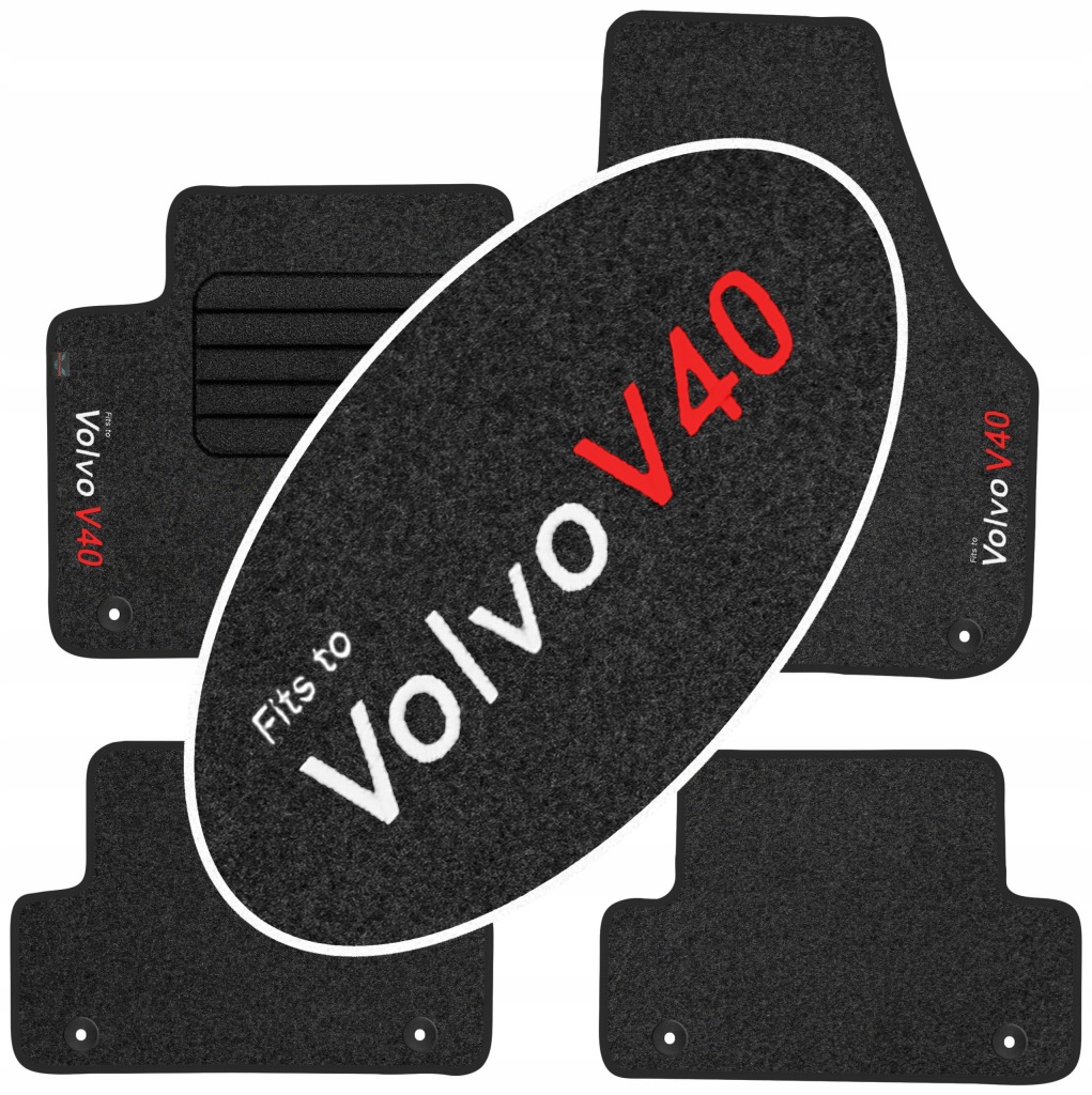 Zdjęcie okazji: Volvo V40 2012-2019 Dywaniki welurowe