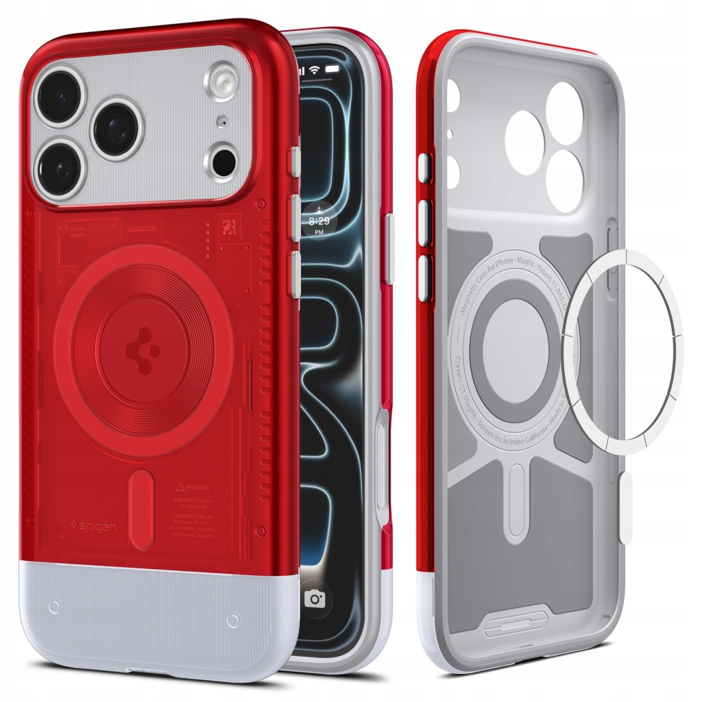 Pouzdro Spigen pro iPhone 17 Pro, zadní kryt MagSafe, stylové, hybridní, kryt