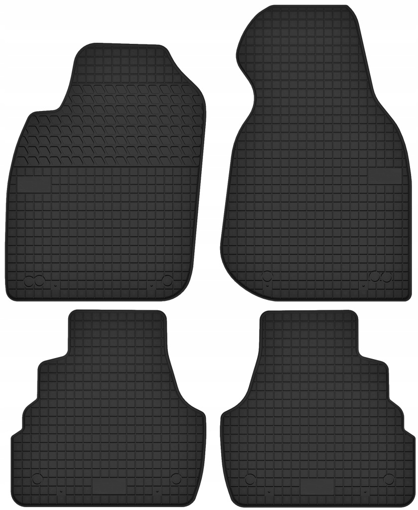 Gumové koberce pro Audi A6 C5 1997-2005 Dedikovaný Komplet Stopky