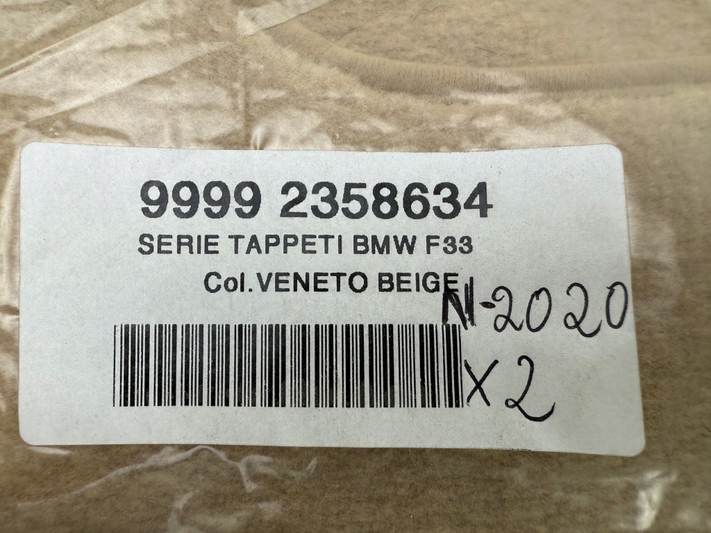 Bmw 4 F33 Dywaniki Welurowe Komplet Nowe 99992358634 — zdjęcie 8