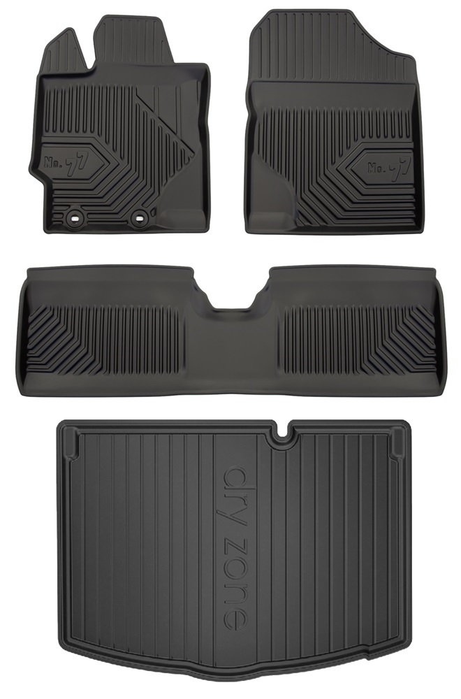 Set 77 Koberce a rohože Toyota Yaris 3 Hatchback 2011-2020 5dveř