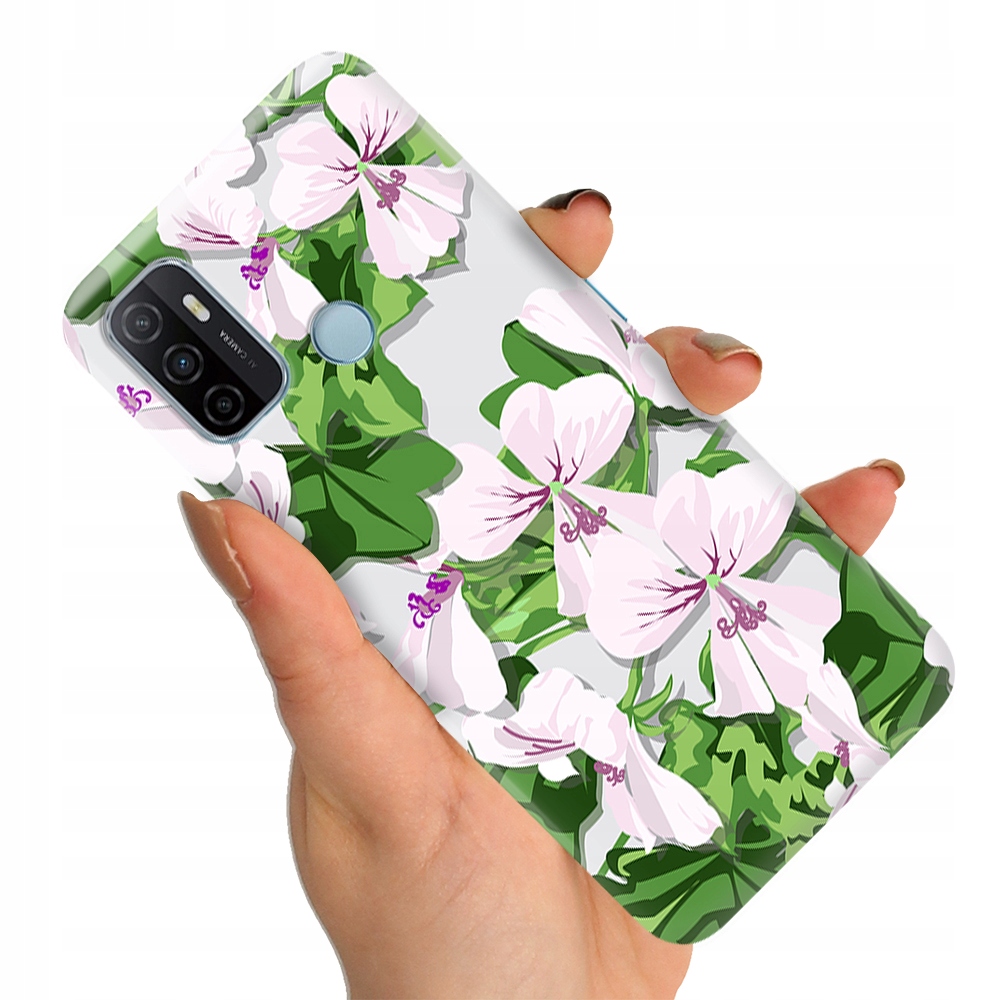 Pouzdro pro Oppo A53S Case Květinové jarní topové vzory