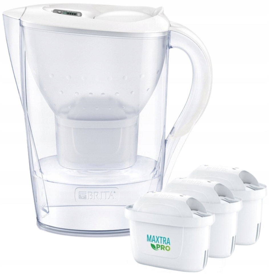 Filtrační konvice Brita Marella 2,4L Filtr 3 Originální Náplně Pro