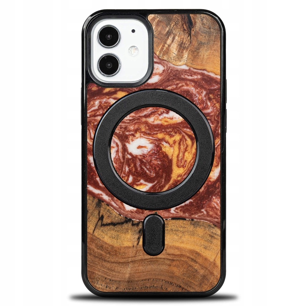 Pouzdro Bewood Unikátní pro iPhone 12 Mini Planety Mars s MagSafe