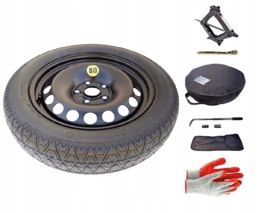 Dojezdové kolo 16 Škoda Roomster I 06-15 Set