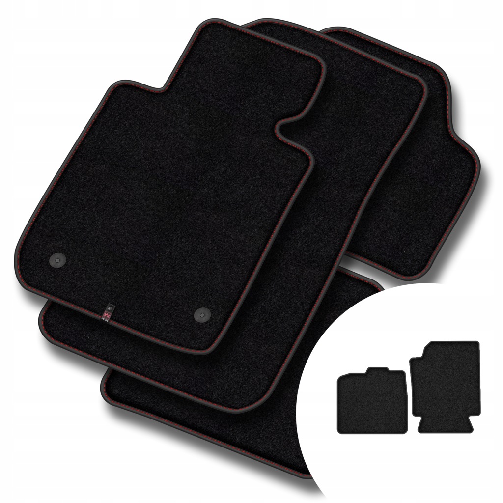 Velurové koberce Premium pro Smart Fortwo II 2007-2014
