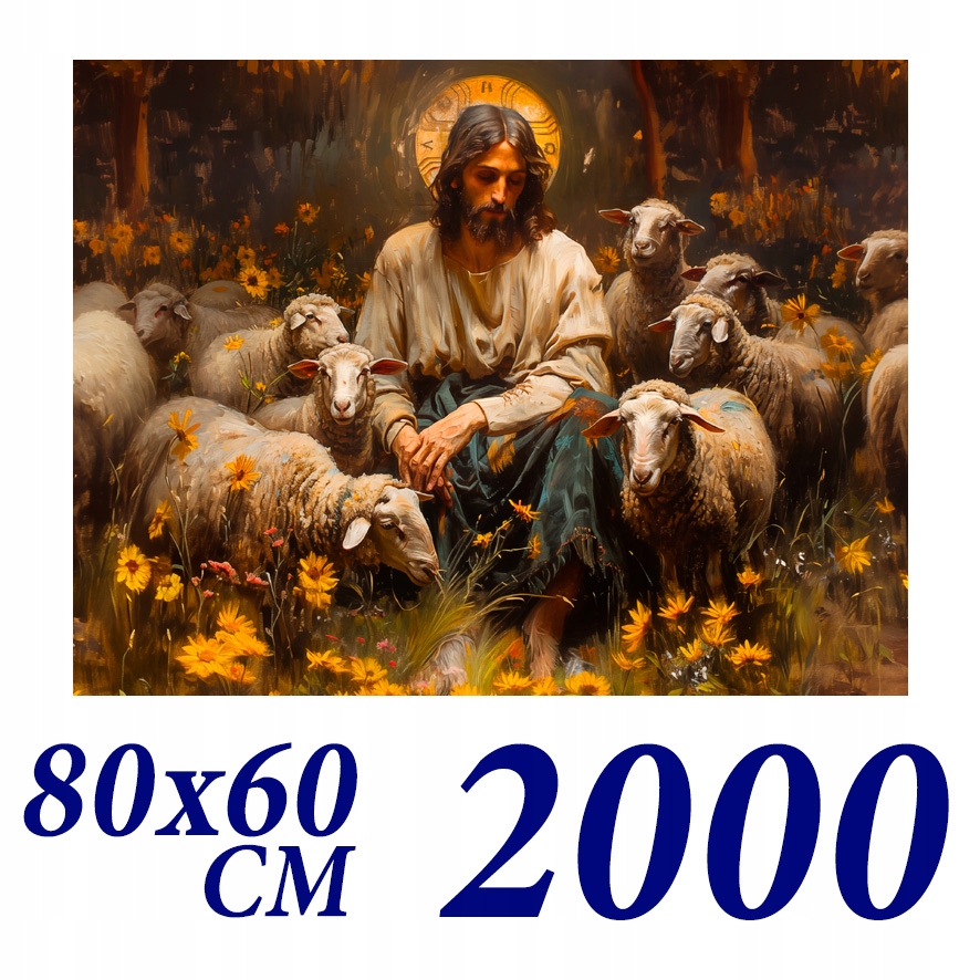 Puzzle Ježíš Devocionálie 2000 dílků 80x60 cm Kostel Křesťané č. 5