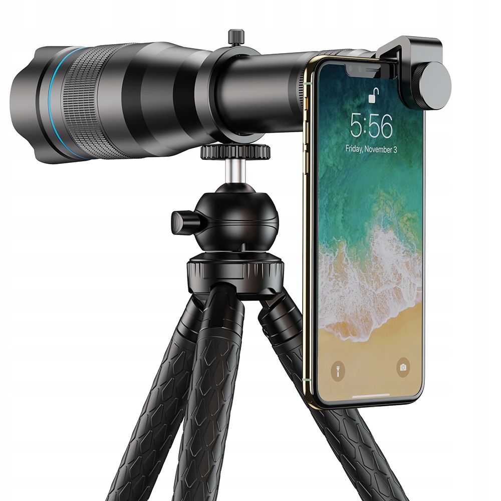 Teleskop na fotoaparát chytrého telefonu Apexel, objektiv 60X