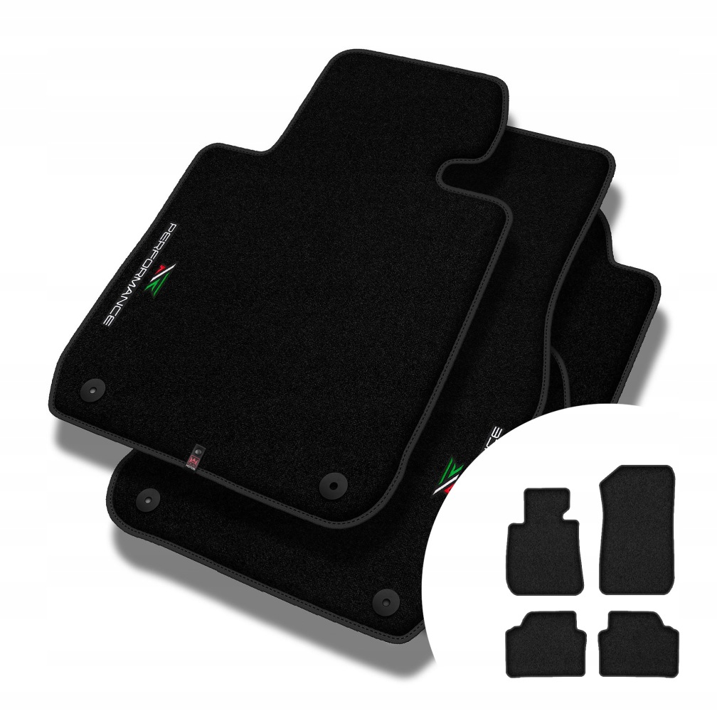 Velurové koberce Performance Premium pro Bmw řady 3 E90 2004-2011
