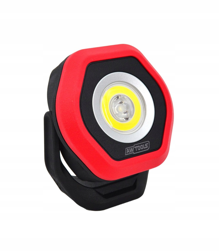 Awtools Černá Line Dílenská Svítilna Sol Cree Led Cob Led