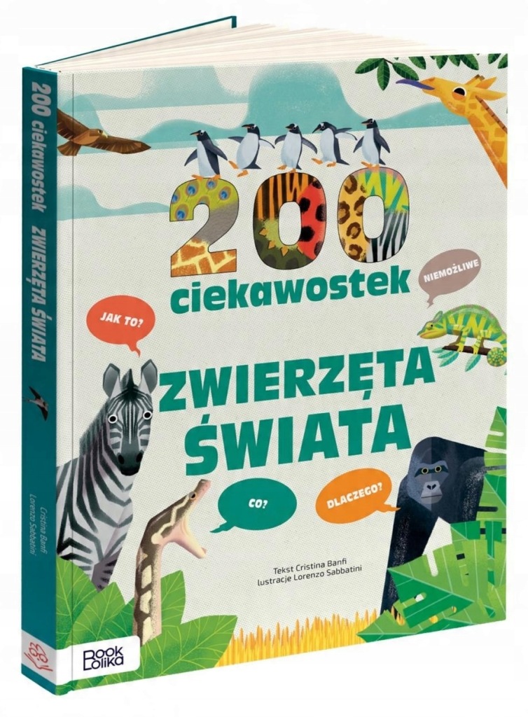 Vzdělávací kniha Dětská knížka 200 Zajímavostí. Zvířata Světa