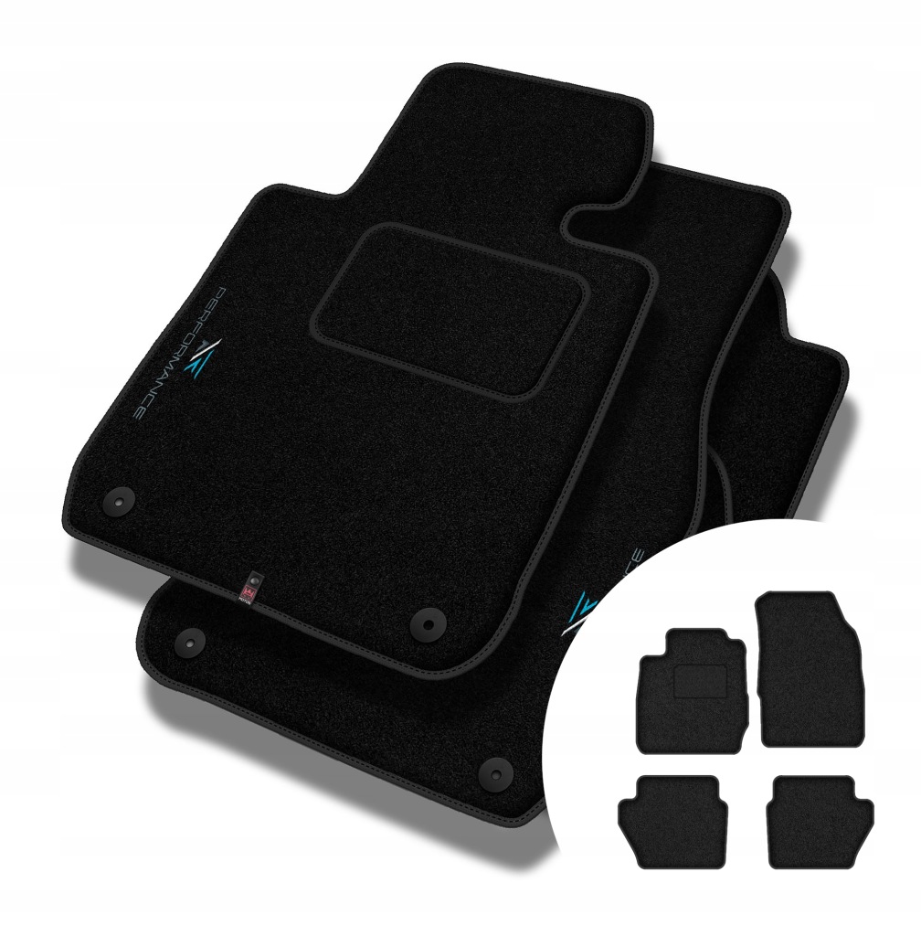 Velurové koberce Performance pro Ford Fiesta VI 2008-2012