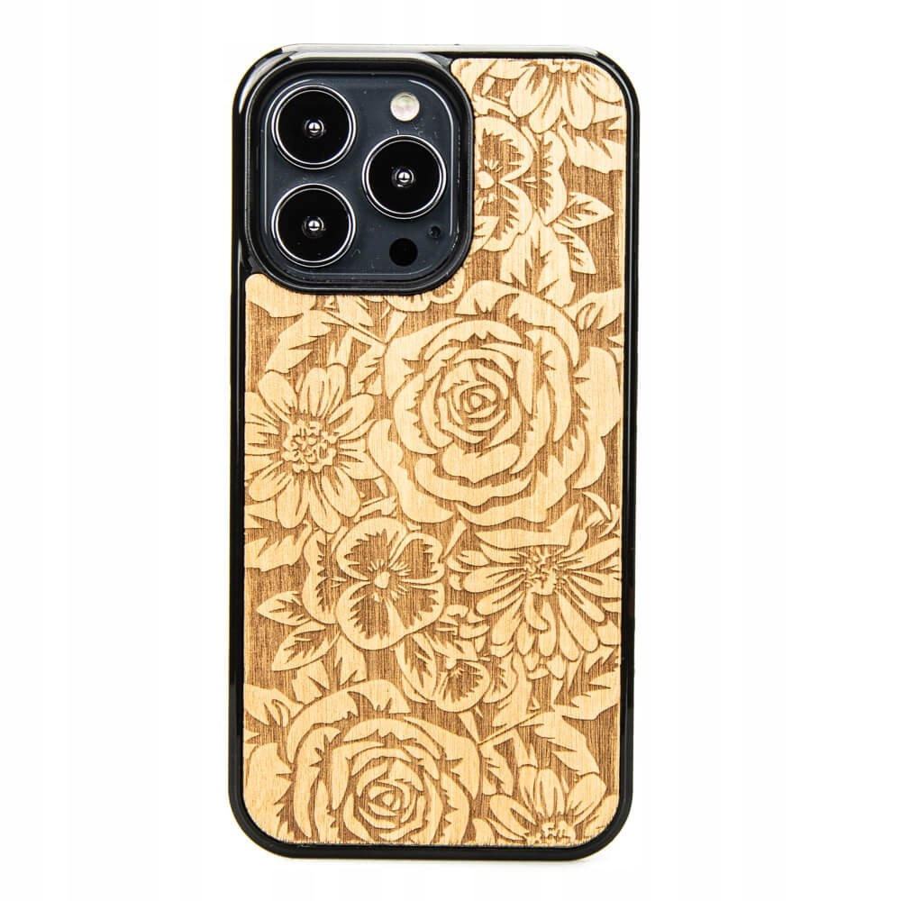 Pouzdro Bewood pro iPhone 13 Pro Růže Aniegre