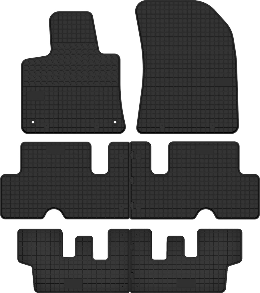 Gumové koberce pro Citroen C4 Picasso II (7 Osob) (2013-2021) Dedikované