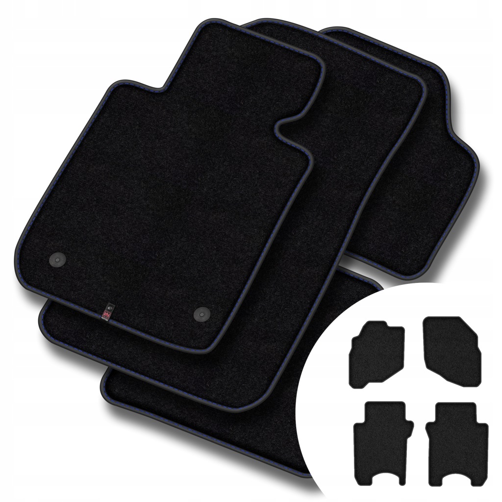 Velurové koberce Premium Honda Jazz II 2002-2008