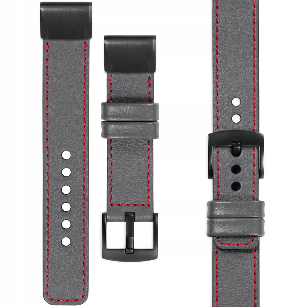 Prémiový kožený řemínek pro Garmin Fenix 8X 7X 6X 5X 3 QuickFit 26 Movear