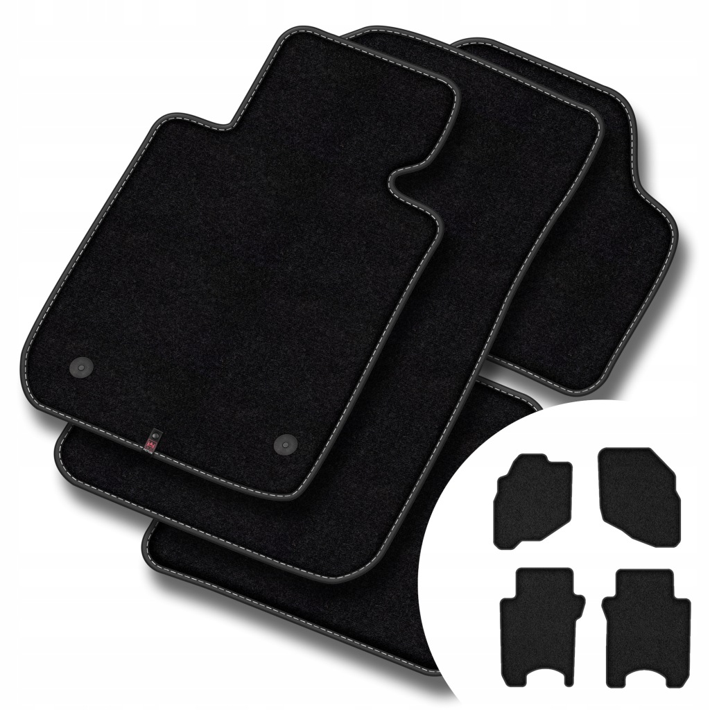 Velurové koberce Premium pro Honda Jazz II 2002-2008