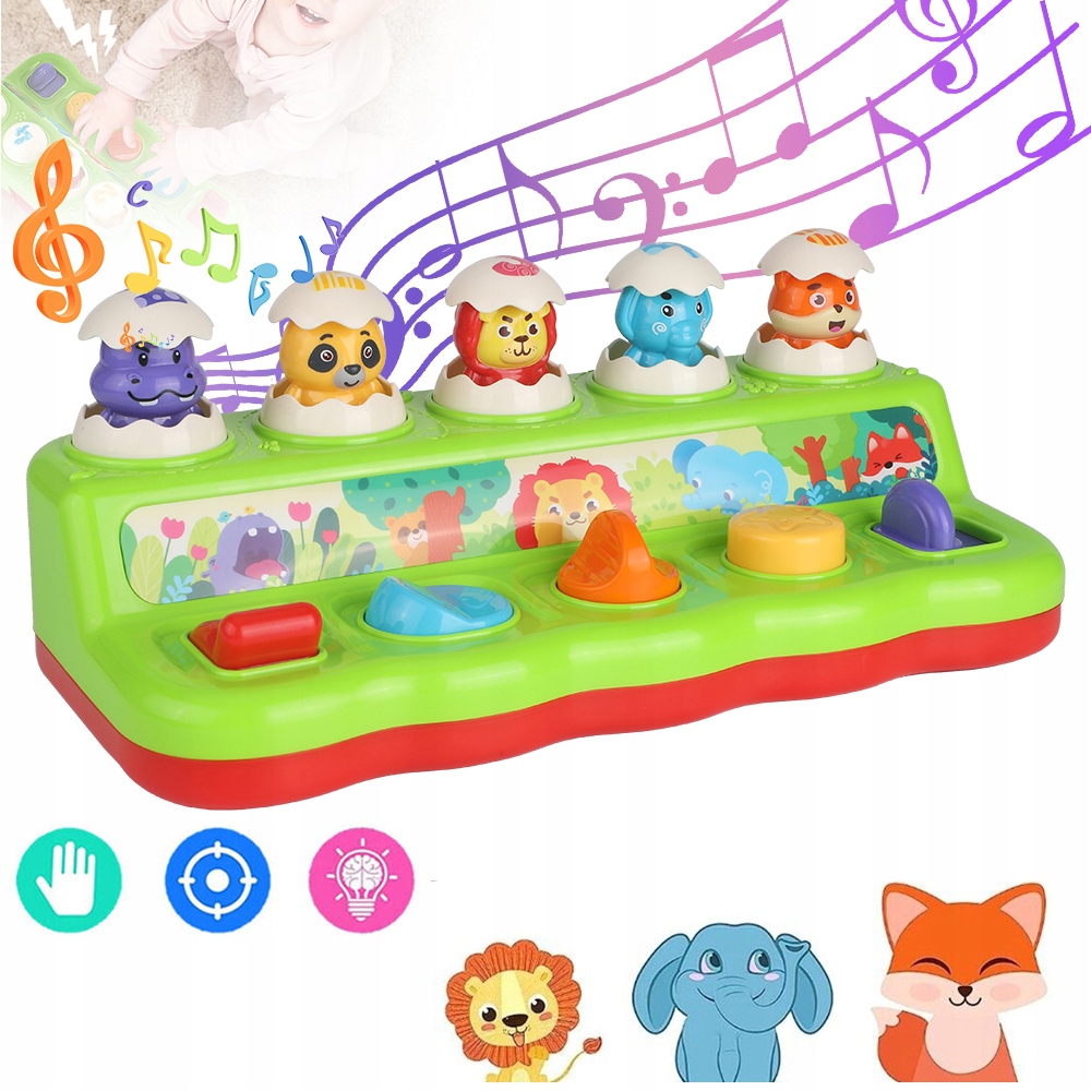 Vzdělávací Interaktivní Pop-up Hračka Tabule Hudební Panel