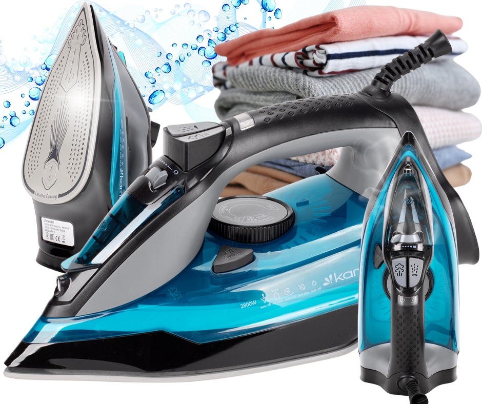 Žehlička 2800W Anti-calc Anti-drip Vertikální Žehlení Silné Kamille