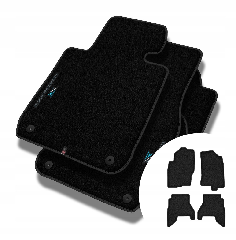 Velurové koberce Performance pro Nissan Pathfinder III R51 2010-2014 po lif