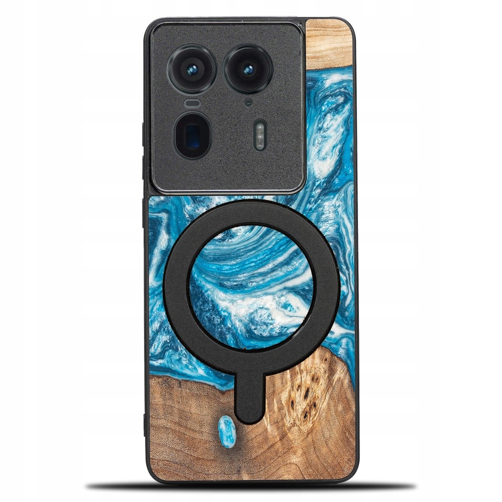 Pouzdro Bewood Unikátní pro Motorola Edge 50 Ultra Planety Uran s MagSafe