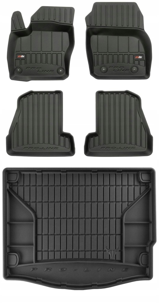 Set 3D Koberce a rohože Ford Focus Mk3 hatchback 2010-2018