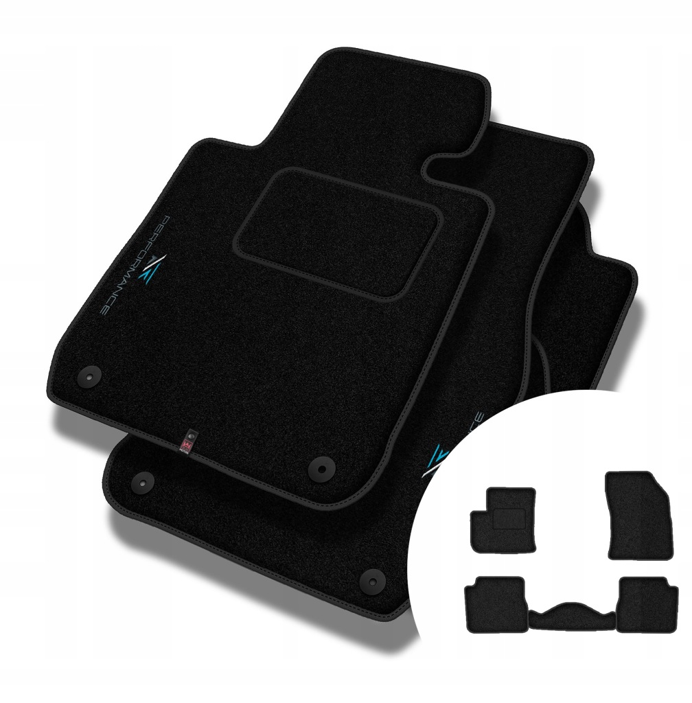 Velurové koberce Performance pro Peugeot e-2008 od roku 2020