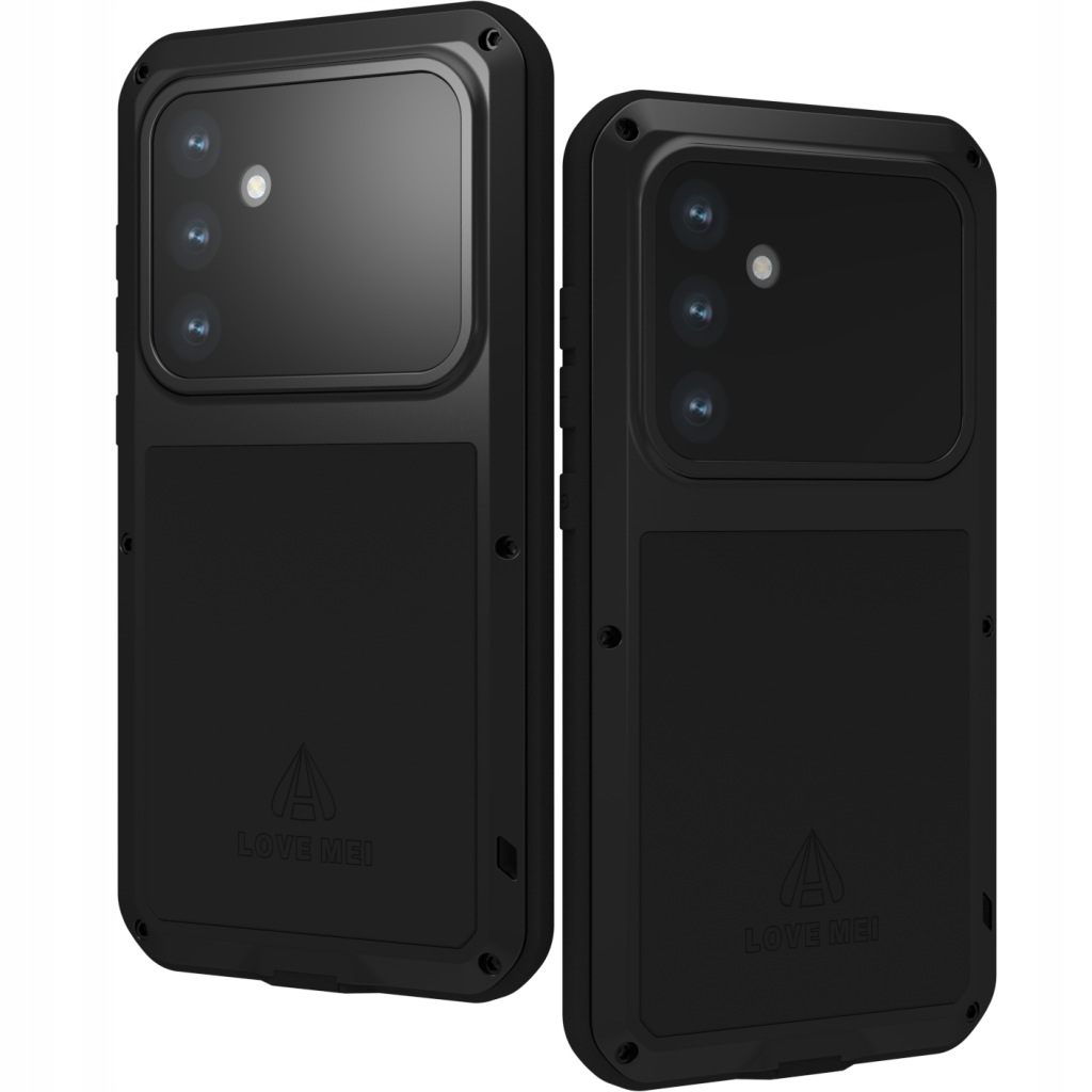 Pouzdro Love Mei Powerful pro Galaxy S24 Fe pouzdro se sklem a kryt