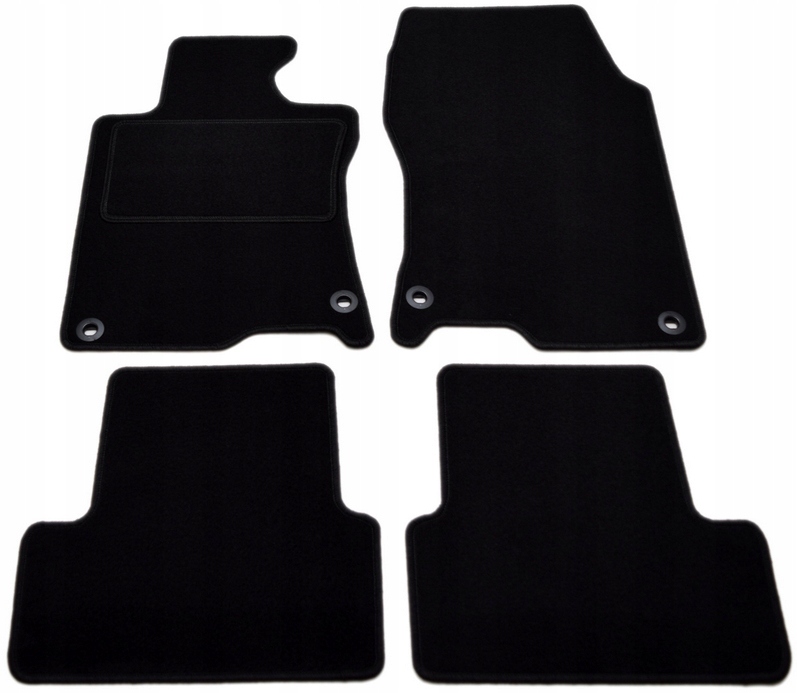 Silné velurové koberce pro Honda Accord VIII 2008-2015, 7 mm