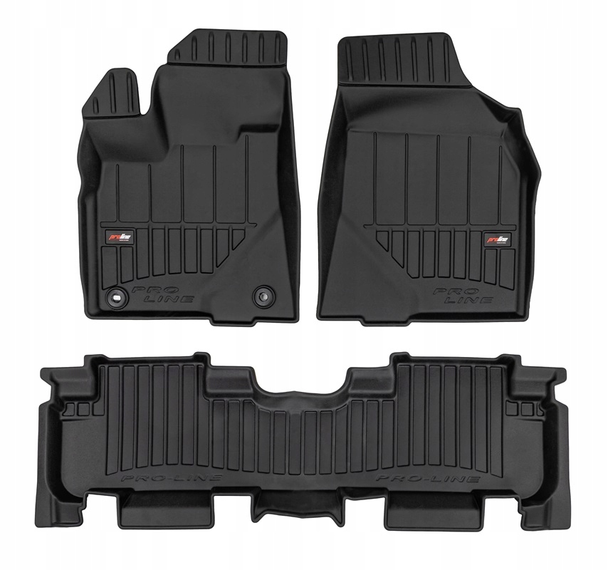 Gumové rohože Toyota Highlander 2 2007-2013 Korytka 3D