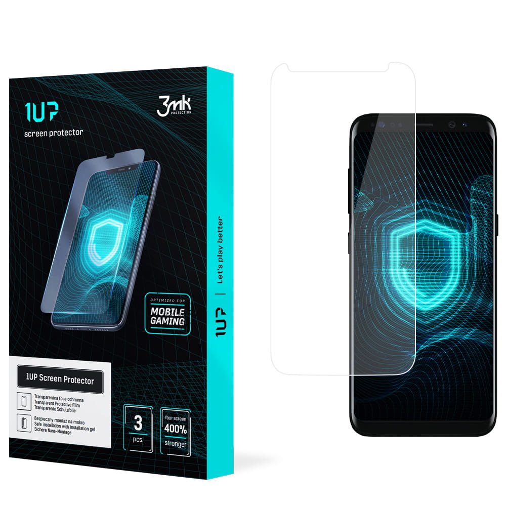 3x Fólie na displej pro Samsung Galaxy S8 3mk 1UP