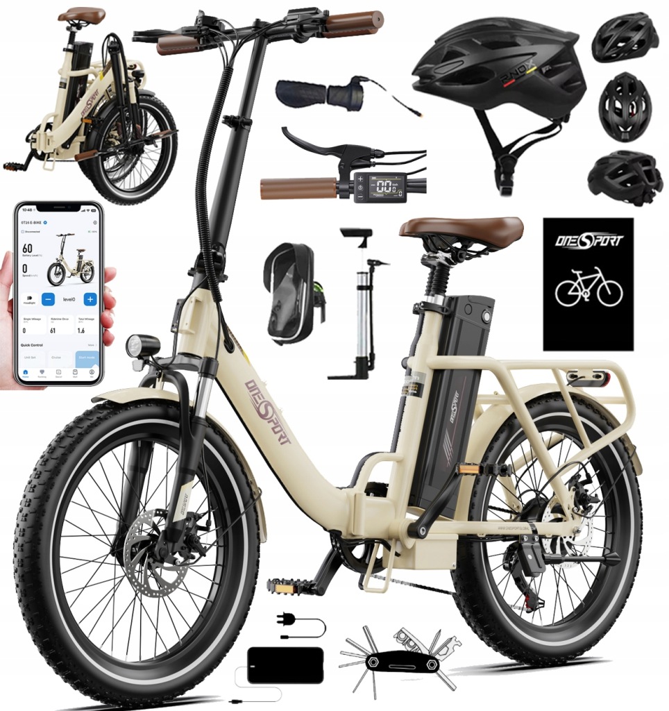 Elektrokolo Onesport OT16-2 48V 17AH 120KM pro muže/ženy Dárek