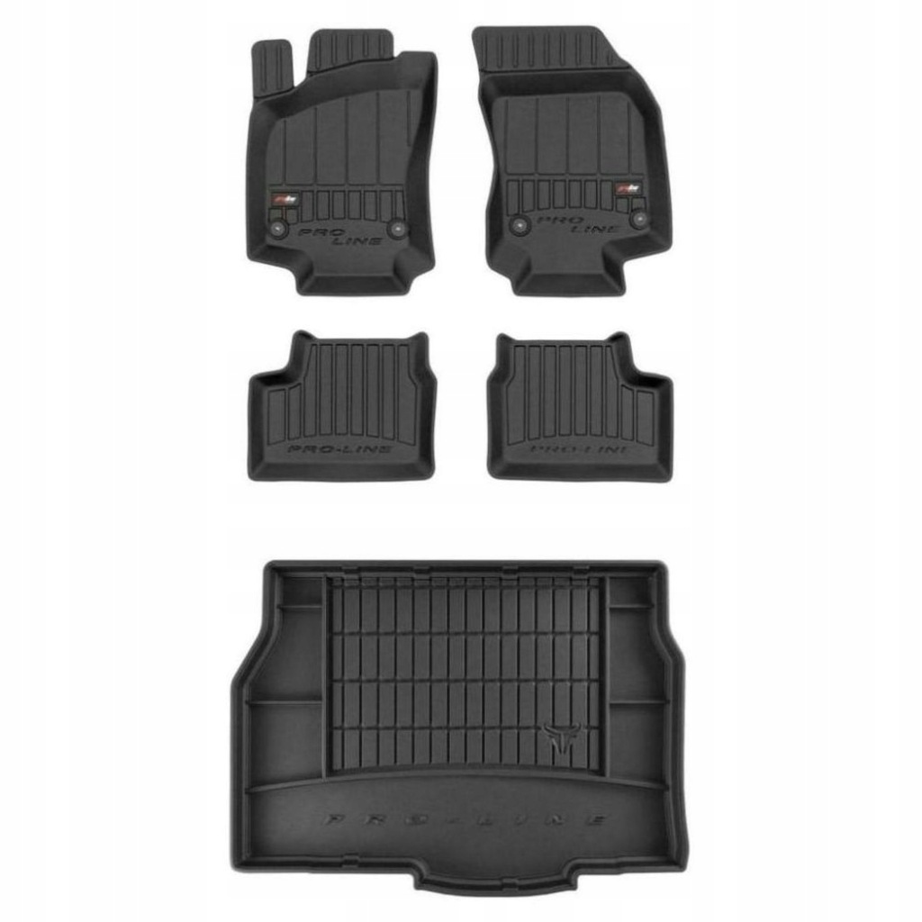 3D gumová sada koberců a rohožek Opel Astra H 2004-2014 Hatchback, 3 dveře