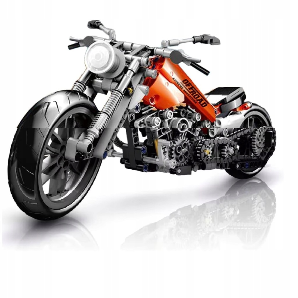 Stavebnice motocykl chopper technic 436 dílků (436ks)