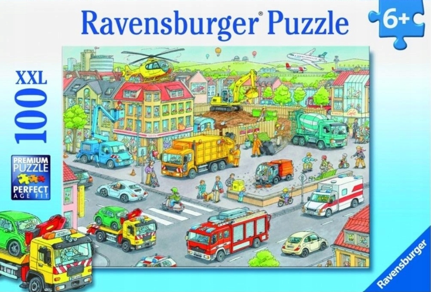Puzzle Puzzle Pro 4LETÉ Dítě Vlak ve městě Velké