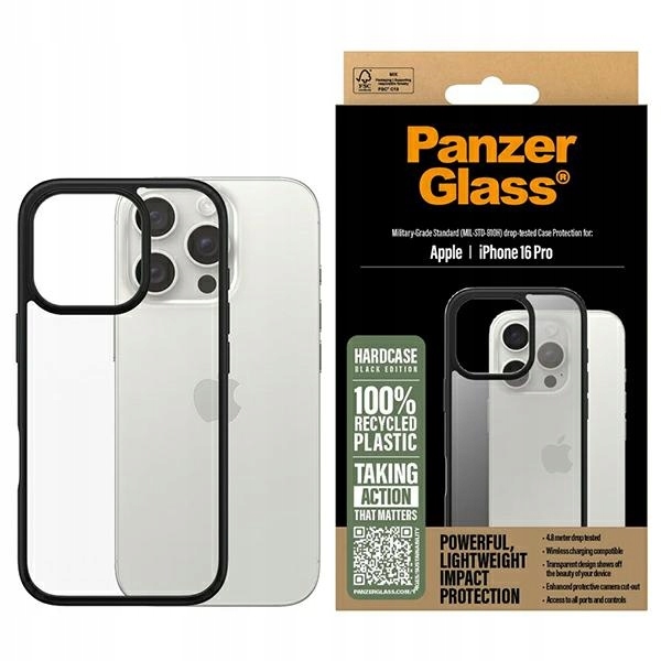 PanzerGlass HardCase pouzdro Clear case kryt pro iPhone 16 Pro