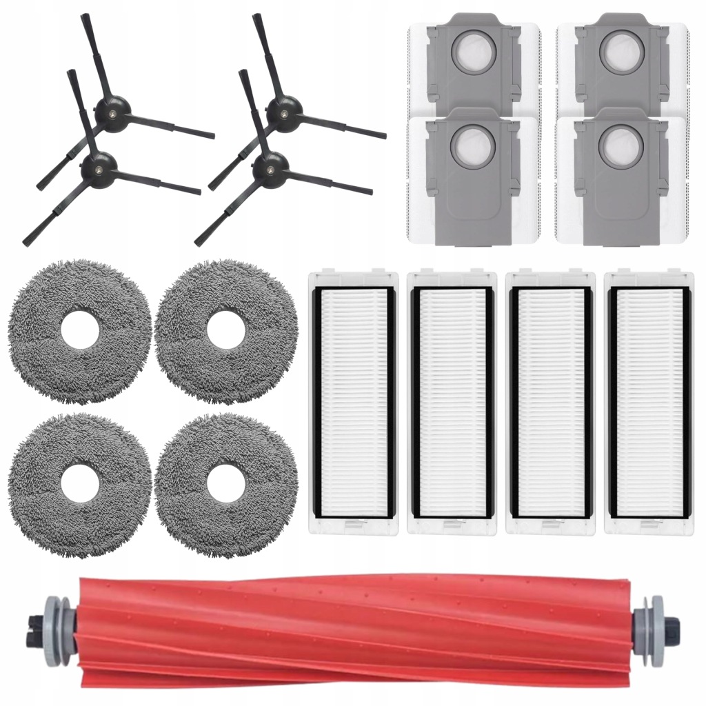 Sada kartáčů, filtrů, mopů, sáčků na prach pro Roborock Q Revo P10