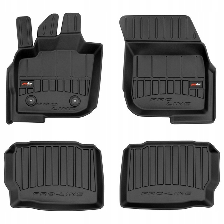 Koberce Gumové Stěrače Ford Mondeo Mk5 2014-2022 Korytka 3D