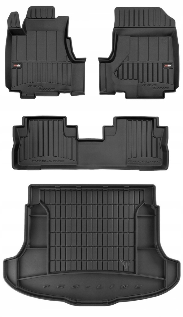 Set 3D gumové rohože Honda Cr-v 3 2006-2012