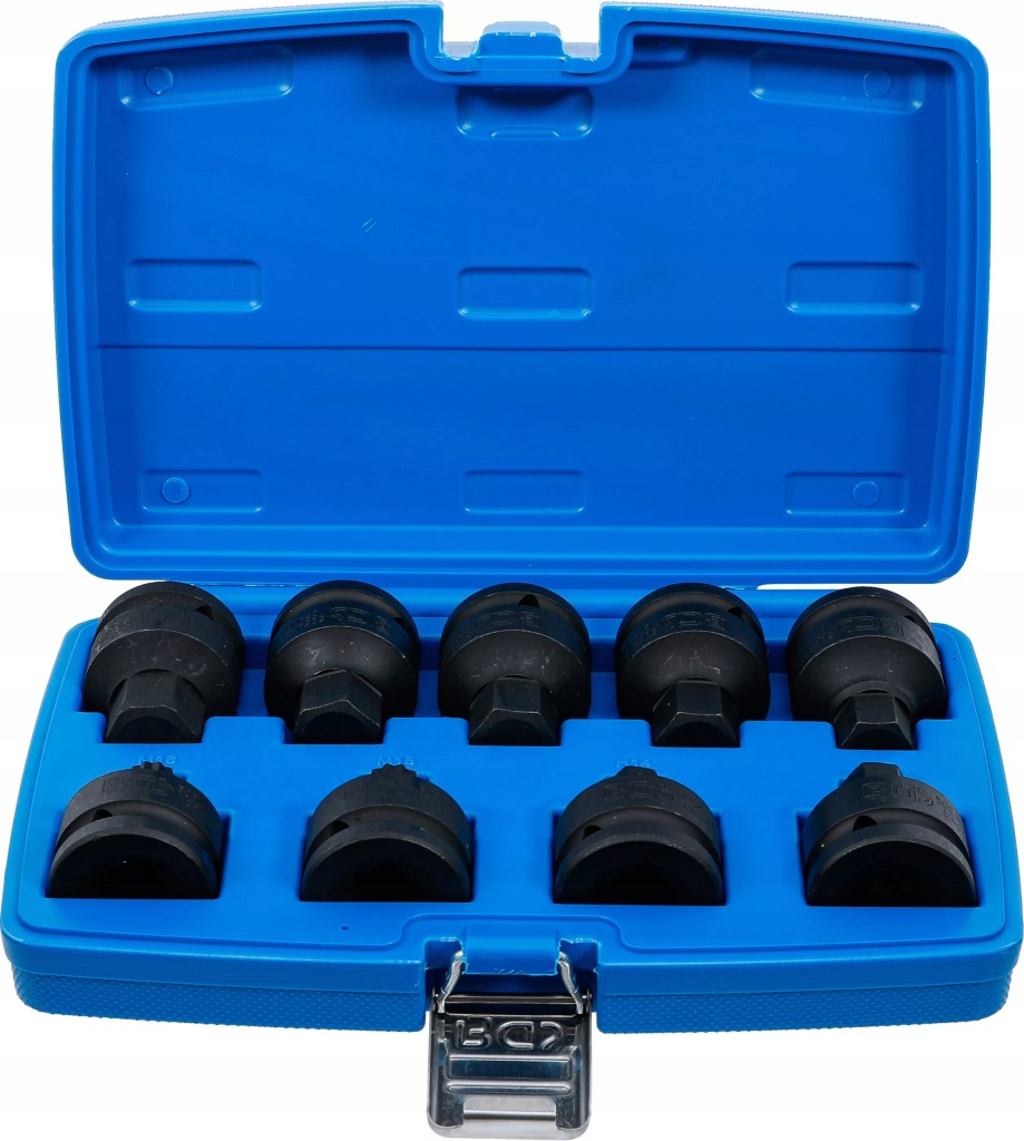 Sada rázových nástavců pro bity 20 mm (3/4") šestihranný profil T pro Torx