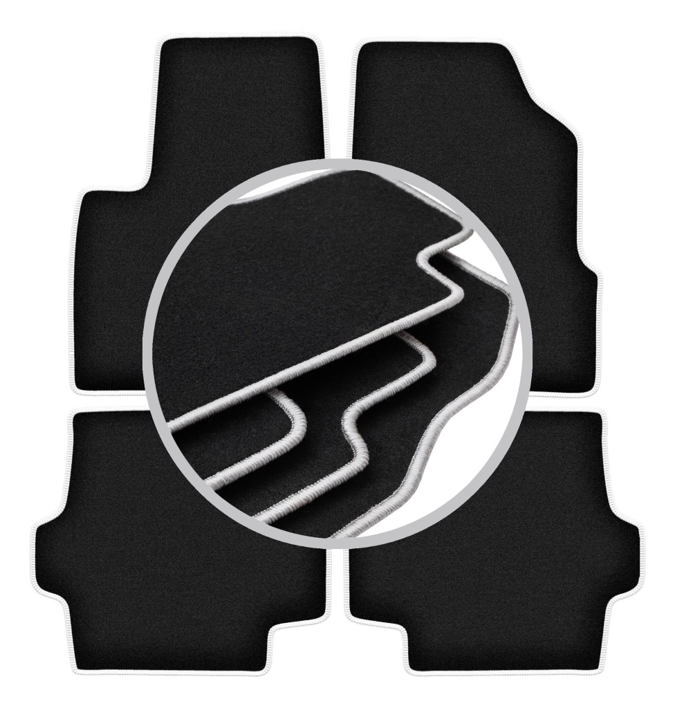 Koberce do auta stříbrné barvy pro: Chrysler Pacifica Suv 2003-2008