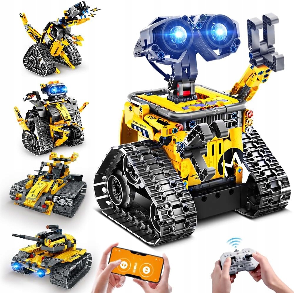 Stavebnice Robot Na Dálkové Ovládání Rc Dinosaurus 5v1 535ks