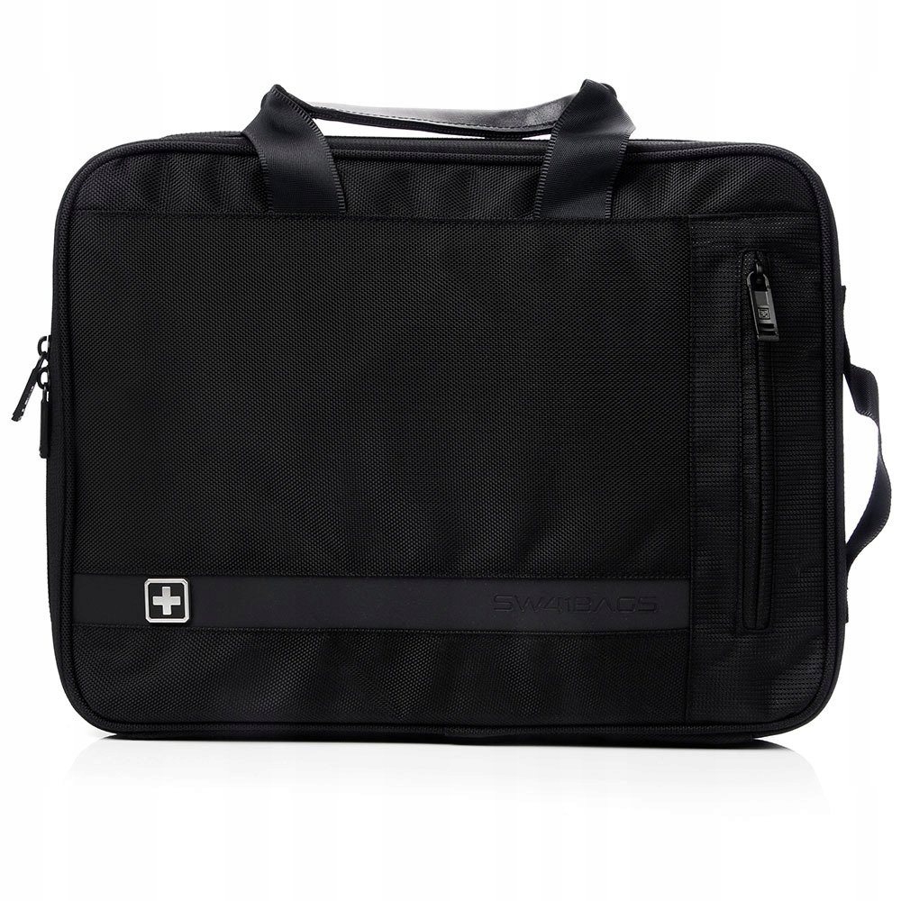 Taška na notebook s popruhem přes rameno voděodolná SwissBag Glion 15"