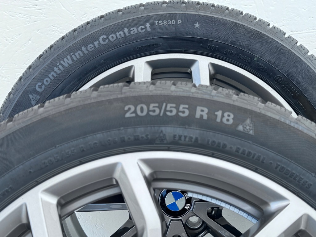 Bmw X1 F48 X2 F39 Felgi Koła Zimowe 205/55R18 Continental Winter Wyprzedaż — zdjęcie 8