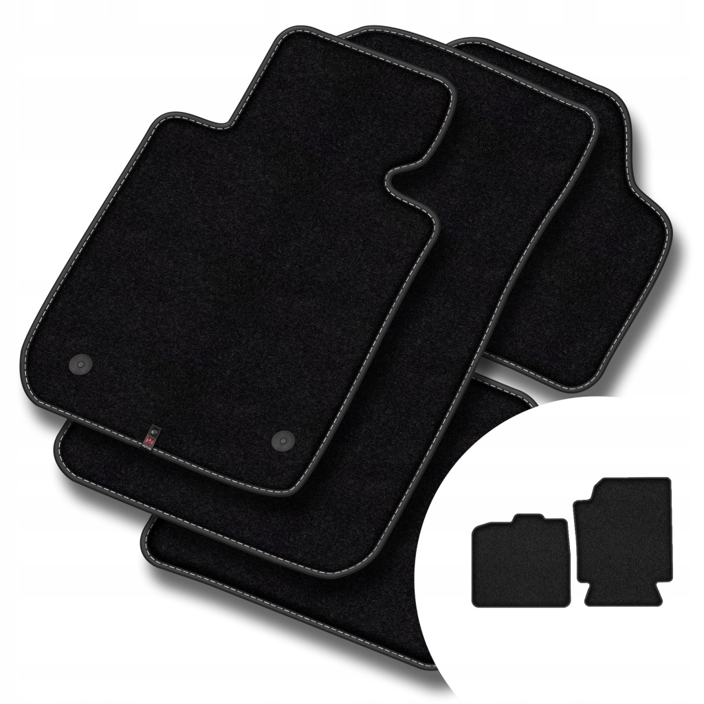 Velurové koberce Premium Smart Fortwo II 2007-14