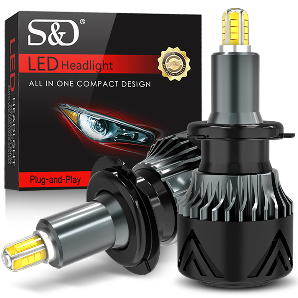 Led Žárovky H7 Retrify S&d Csp 360° 3D 20000LM Ultra Bílé