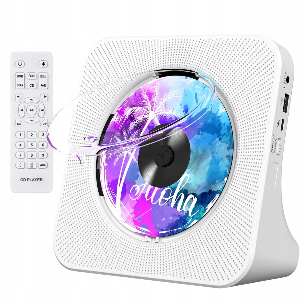 CD Přehrávač Přenosný Rádio Fm Přehrávač Stolní Bluetooth Reproduktor