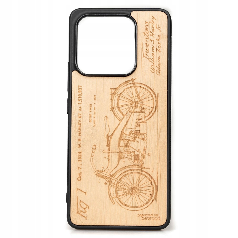 Dřevěné Pouzdro Bewood pro Xiaomi 13 Pro Harley Patent Aniegre