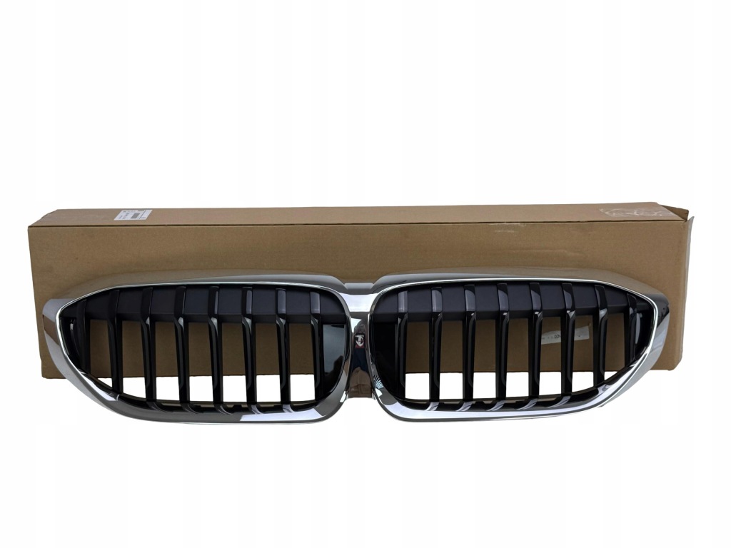 BMW 3 G20 G21 Grill Nerki Atrapa Chłodnicy OE 51137449428 7449428 — zdjęcie 5
